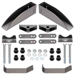 Rear Leaf Spring Relocation Pocket Set Compatible For Chevy Belair 150 210 1955 1956 1957