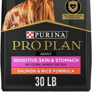 Purina Pro Plan Salmon and Rice Formula Dog Food for Sensitive Skin and Stomach - 30 lb. Bag