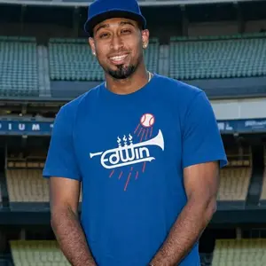 Edwin Diaz Narco trumpet LA shirt, Oversize Shirt, Vintage Outfit, Gift for fan, y2k styles 9P0