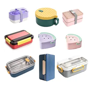 9Packs Lunch Boxes for Adult1100ML Lunch Box for Adults & Kids, Reusable Meal Container , BPA-Free Food-Safe Material, Durable for On-the-Go Lunch & Outdoor Uses -  Materials