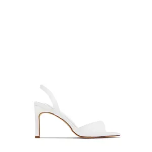 Kianny Single Sole Heels - White