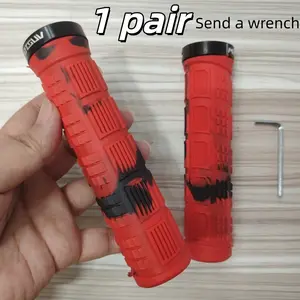 Mountain Bike Handlebar Grip, Anti-Slip Durable Shockproof Bicycle Handlebar Cover, Comfortable & Long-Lasting Cycling Accessory