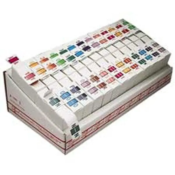 Smead Manufacturing Company SMD67094 Solid Color Code Labels, 1.25in.x1in., White Background, Colored Character Printed, 500-RL, Blue, Compatible with Tab Products 1282 Series