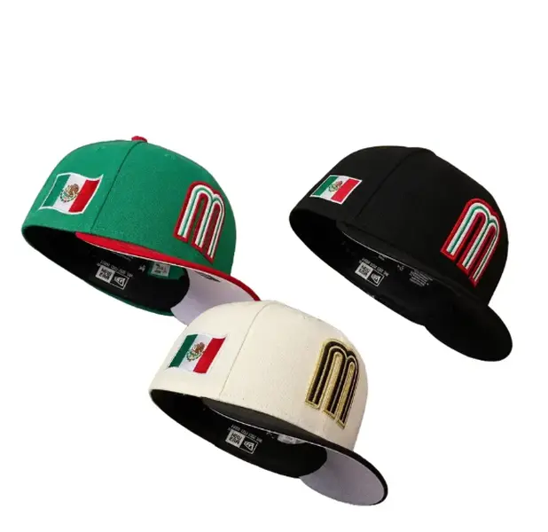 New 2026 Mexico World Baseball Classic Black Cap Featuring Mexico Flag, Adjustable Classic Streetwear Style, 2026 All Season Trend Durable Sports Fashion Headwear for Daily Use