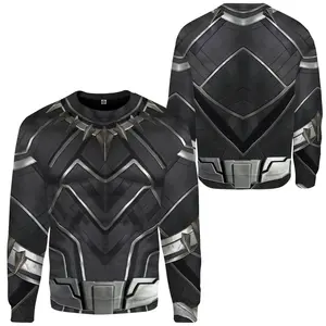 Gearhumans 3D Black Panther Costume Custom Long sleeve Apparel