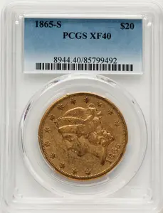 Liberty Double Eagles (1865-S $20)