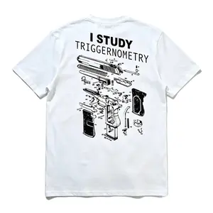 I Study Triggernometry Shirt, Funny Gun Lover T-Shirt, , Tactical  for Men