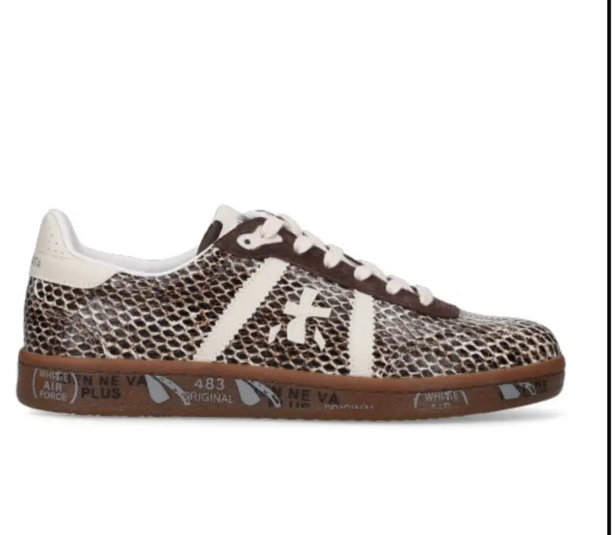 'Premiata' Bonnie D Snake Print Sneaker
