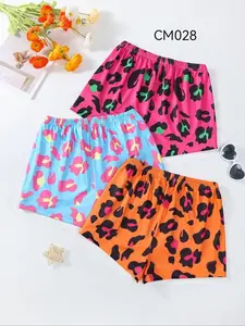Women’s Summer Loose Casual Home Sports Set with a elastic waistband, suitable for indoor or outdoor sports, fitness, running, and everyday wear: women’s shorts; athletic shorts; womenswear. Fashionable and personalized shorts with various colors