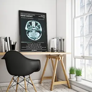 Breaking Benjamin Poster | Dear Agony Poster | Album Poster Prints | Rock Music Posters | Wall Decor Posters | Album Covers Decoration Glossy
