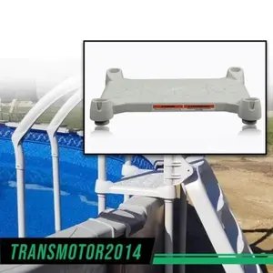 CROSSDESIGN 1Pcs Platform Fit For Above Ground BiltMor Swimming Pool Step White