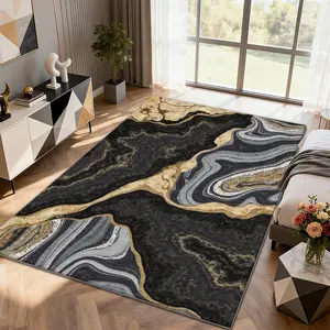 Luxury Vintage Patterned Velvet Carpet, Soft Comfortable Home Decor Rug, Living Room Sofa Mat, Bedroom Bedside Rug, Multi-Scene Use, Boho Area Rug, Home Decorative Rugs, merry Christmas、let it snow