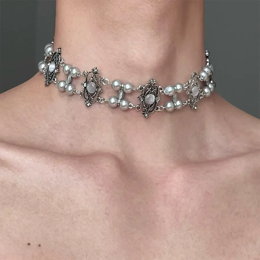 Women's Elegant Faux Pearl Necklace - Vintage-Inspired Luxury Gift, Suitable for Parties, Birthdays, Christmas