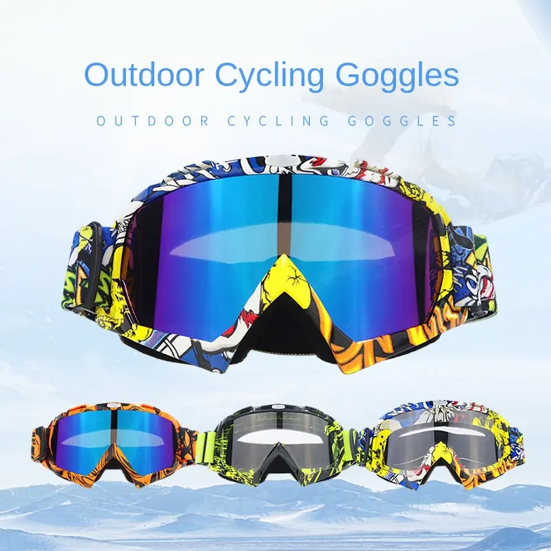 Motocross UV, Dustproof, Anti-Fog Goggles OTG Dirt Bike ATV for all ages. Outdoor sports, eye protection, windproof. motorcycle  goggle, Motorbike, Off Road Goggles