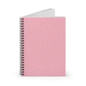 Pink + White Spiral Notebook Pink + White Spiral Notebook