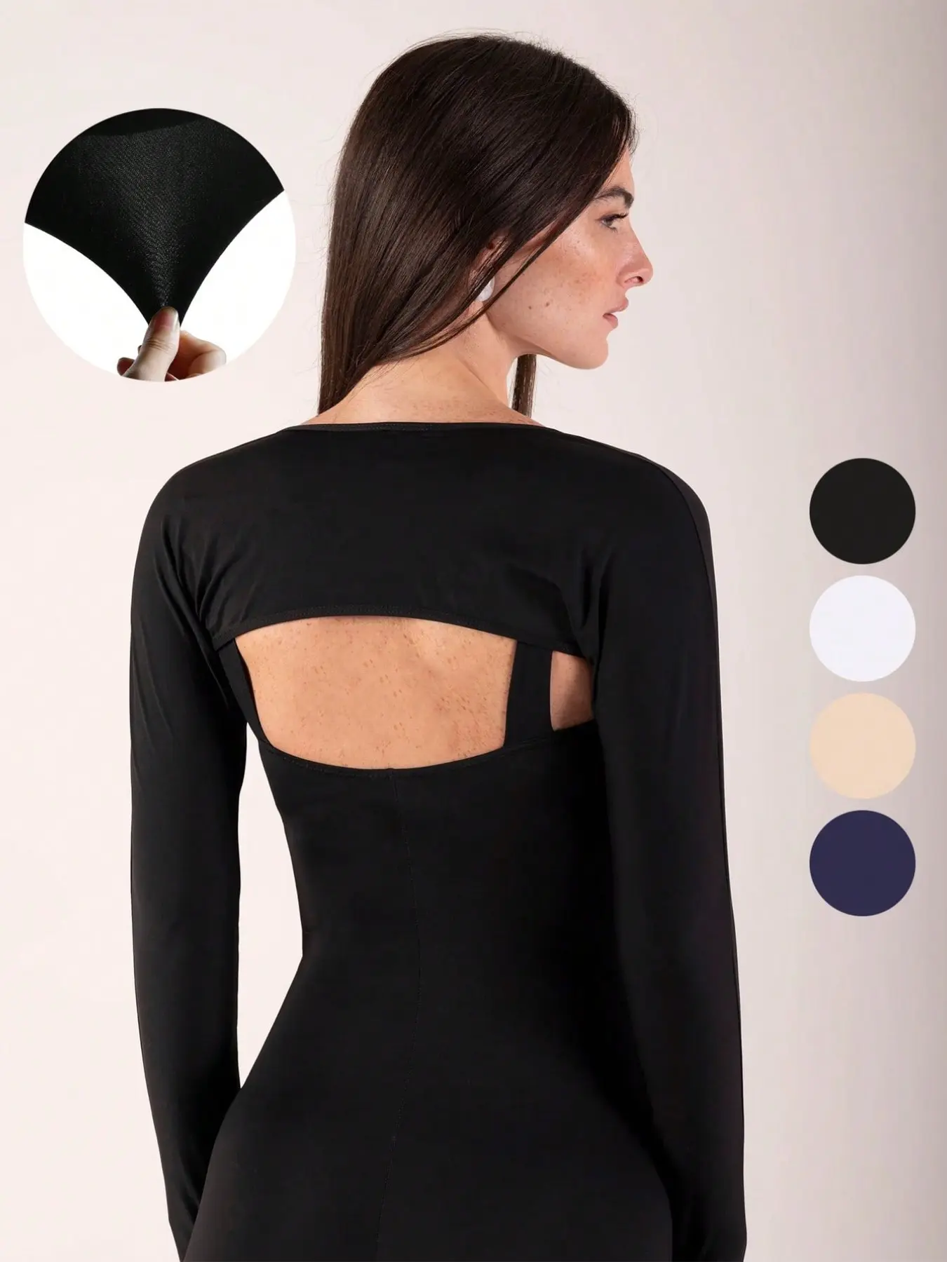 Women's Fashion Modal Arm Sleeves, Womenswear Everyday Minimalist Elegant Over-The-Shoulder Sun Protection, Outdoor Casual Arm Covers, Comfortable Soft All Seasons