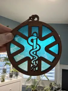 Star of Life Suncatcher for Sunny Window