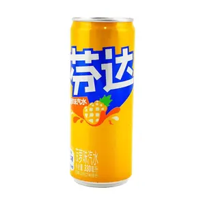 Fanta Pineapple Soda 330ml Cans - Authentic China Mainland Version