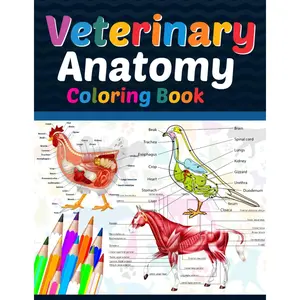 Veterinary Anatomy Coloring Book: Veterinary Anatomy Coloring Book For Medical, High School Students. Anatomy Coloring Book for kids. Veterinary ... Anatomy Student Self Test Coloring Workbook. Paperback – February 5, 2021