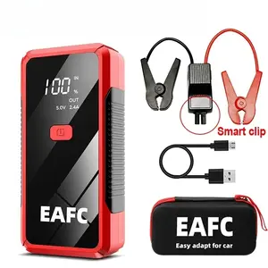EAFC 2000A/1200A Portable Car Portable batterycharger jumper With Power Bank Fast Charge 12V Auto Battery Charger Booster Starting Device with box