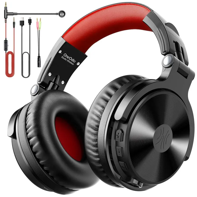 OneOdio Over-ear Wireless Headphone, Cordless Headset, Wireless Bluetooth-compatible Headset with Microphone, Stereo Sound Gaming Headset, Karaoke Headset for PC, Laptop, Tablet, Smart Phone, Wireless Audio Headphones