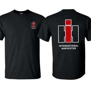 International Harvester T-Shirt Vintage Tractor Cotton Short Sleeve Farm Wear For Him For Her