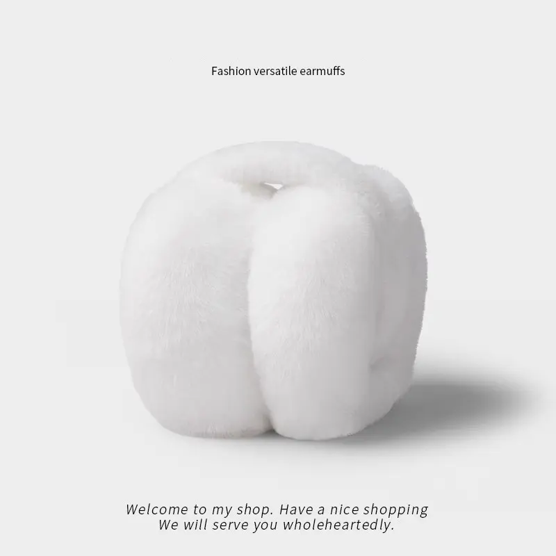 Soft rabbit fur   white