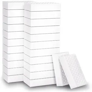 50 Pack 2X Density, Extra Large Magic Cleaning Sponges Eraser,Melamine Sponge Foam Cleaning Pads,Dish,Household Cleaning Sponge for Kitchen,Bathroom,Boat Scuff Erasers