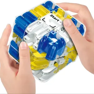 3D Roller Maze Puzzle Toy, Maze Cube Roller Ball, Relief Toy for Balance Training Educational Gifts, Fidget for Anxiety, Christmas New Year Gifts, Shape Recognition Puzzles