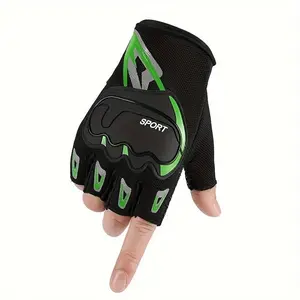 SPORT Half-finger Breathable Shock-absorbing Sports Gloves for Outdoor Cycling Fitness Training & Fishing Summer Wear