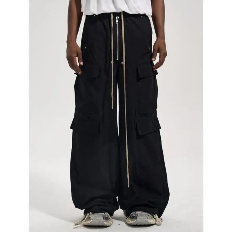 Rave Double Cargo Sweatpants - Washed Black