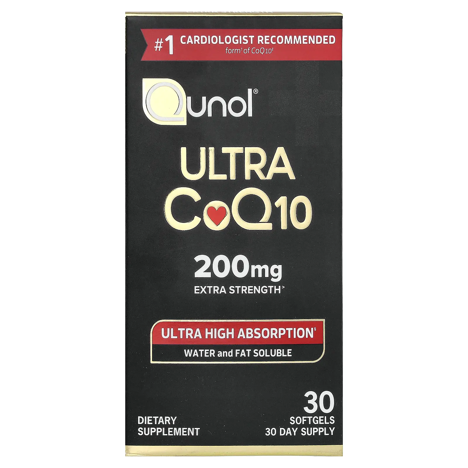 Qunol Ultra CoQ10, 200 mg, 30 Softgels Qunol Ultra CoQ10, 200 mg, 30 Softgels