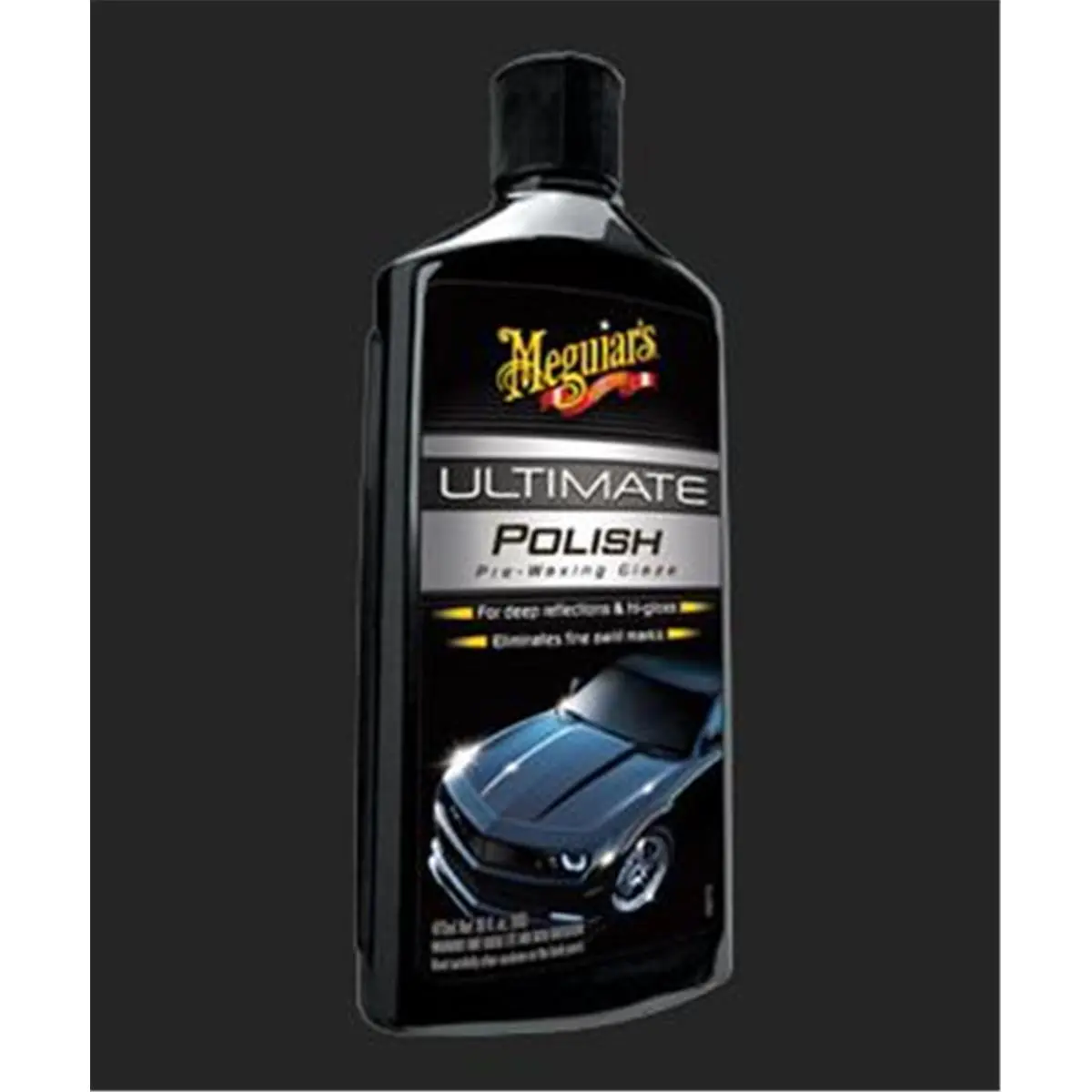MEGUIARS G19216 Ultimate Polish Liquid - Sports Collectibles Accessories Automobile Coating Agent with Detailing, Wet Application, Deep Glossy Shine, and Glaze-Enhanced Reflections