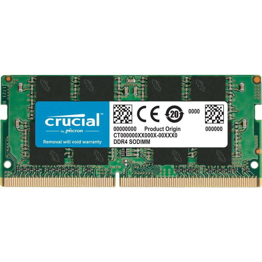 Crucial Micron 16GB DDR4 3200MHz 260-pin SoDIMM Memory Module CT16G4SFRA32A