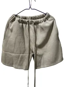 Sweatshort Dark Grey - Casual Versatile Dark oatmeal gray Light Oatmeal Gray Sweatshort for Everyday Wear Menswear Man Tropical Techwear Beige Plain tiktok shop
