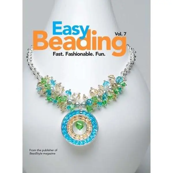 Used Hardcover Magazine - Easy Beading Vol. 7 (English) - Bracelet Designs, Craft Projects, Step-by-Step Instructions, Techniques