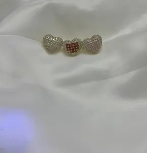 Ring Heart - Elegant Heart-Shaped Ring with Sparkling Stones for Women's Jewelry Collection Adorned with Sparkling Stones Ideal for Enhancing Any Outfit