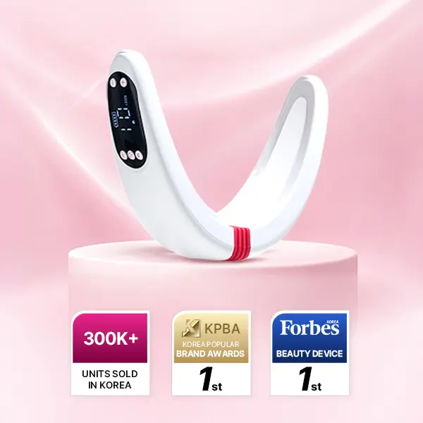 [beaund] NMODE Pro Device  Facial Massager LED K-Beauty Device No.1 for Chin, Jawline Hands-free