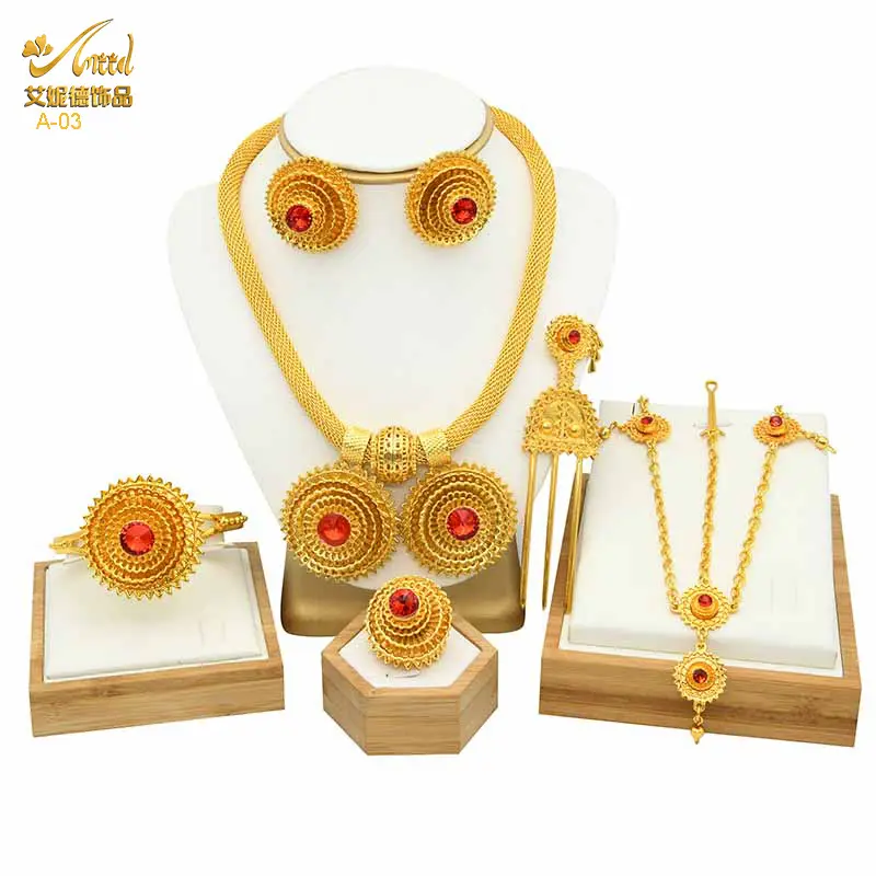 A 03 Six piece Jewelry Set
