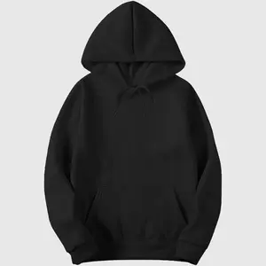 Solid Color Hoodie, Men's Solid Color Essential Hooded Sweatshirt, Autumn & Winter Regular Fit Casual Long Sleeved Hoodie, Men's Daily Wear Clothing, streetwear, Long Sleeve Pullover, Minimalist