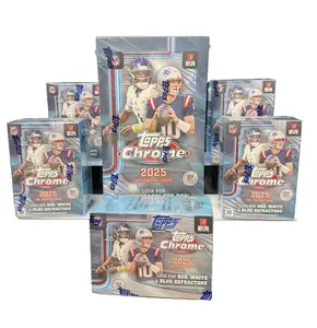 Break# 323 1 HOBBY  5 x 2025 TOPPS CHROME Football Blaster Box