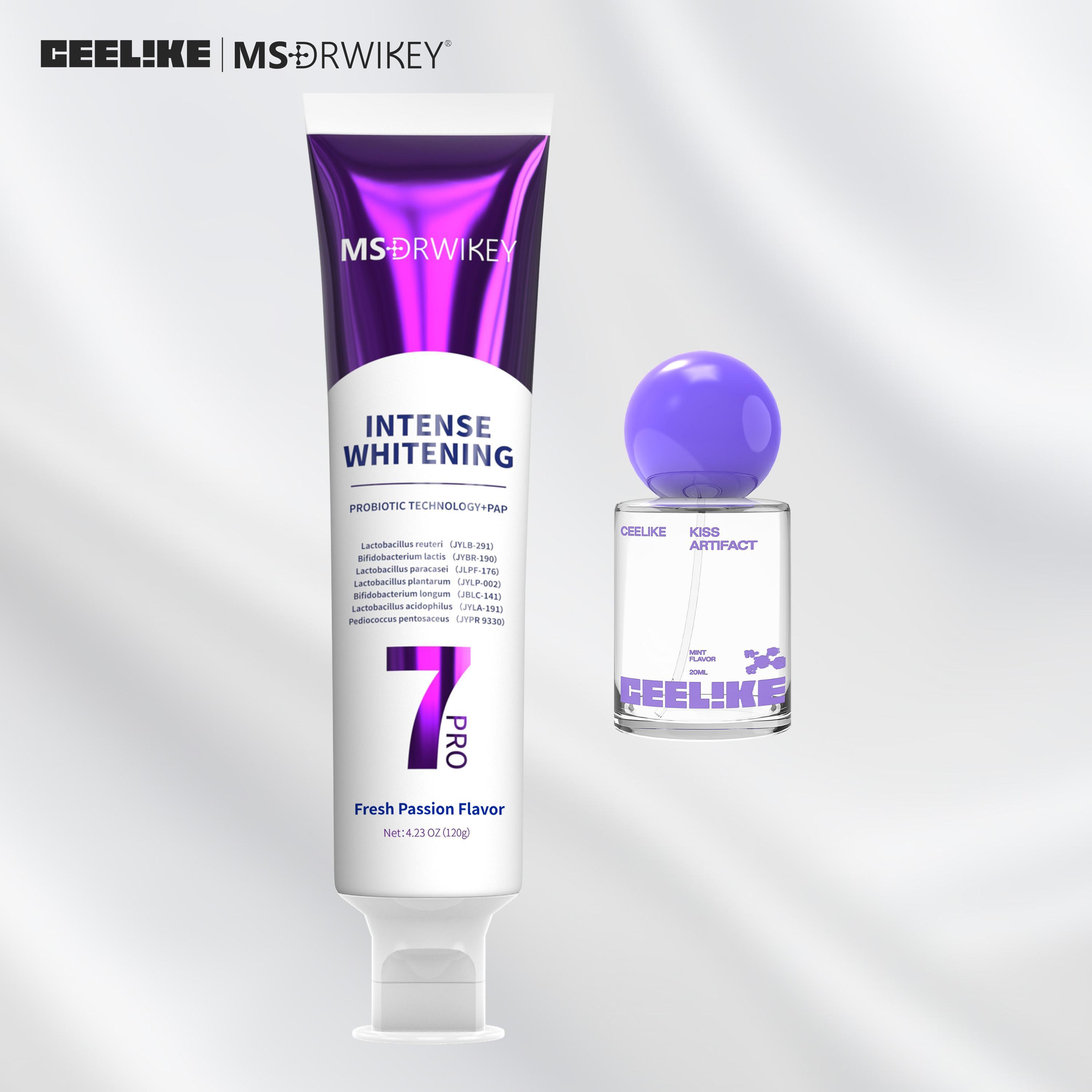 CEELIKE｜MSDRWIKEY Oral Care Set | SP-6, Hydroxyapatite & 7-Pro Toothpaste + Probiotic Spray | Enamel Repair & Fresh Breath