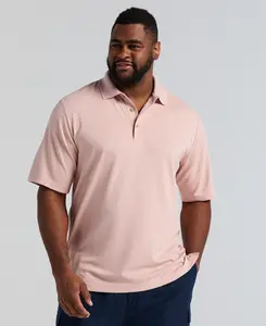 Big & Tall Solid Textured Polo