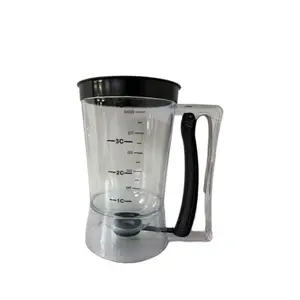 Easy-Clean Plastic Pancake and Cake Icing Dispenser, Measurement Marked, Food Contact Safe, Precision Pouring Tool, Perfect for Baking