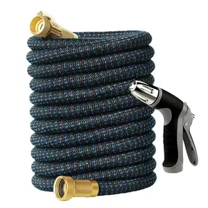 Telescopic Garden Water Pipe Set, High-Pressure Adjustable Foam Car Washing Water Gun, Garden Watering Pipe