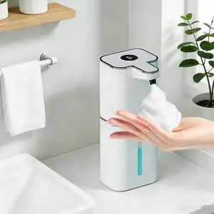 Glivva Soap Dispenser – Refillable Bottle for Hand Soap and Dishwashing Liquid, Automatic Touchless Sensor Soap Dispenser, Hands-Free Operation Dispenses Upon Detection, Two Modes for Foam or Liquid Soap, Extra-Large Capacity, USB-C Rechargeable