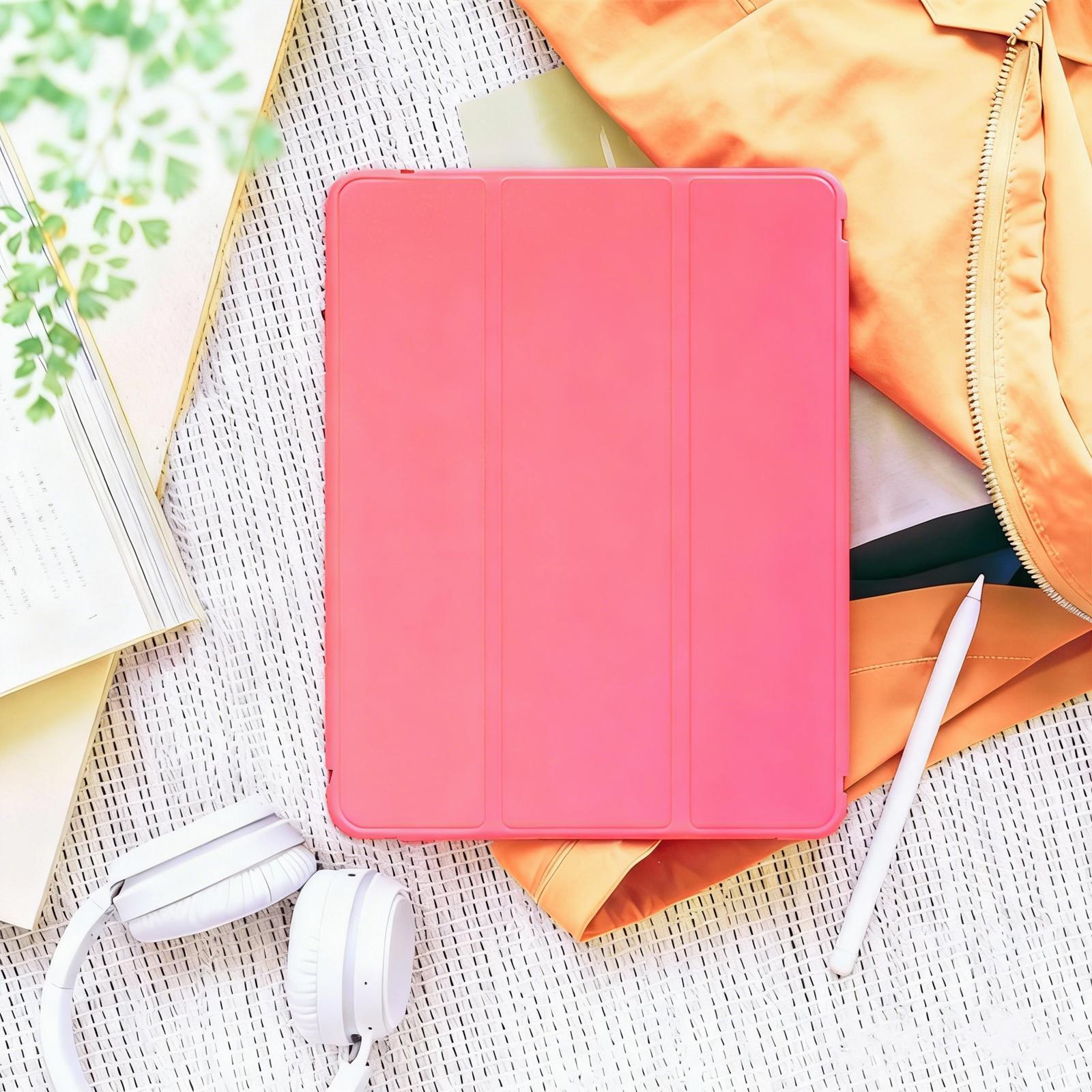 PBSEV iPad Case for iPad A16 11th Gen & iPad 10th Gen, 10.9" Protection Durable Shockproof Tablet Casing, Cover with Crystal Clear Back, Pencil Holder, Auto Wake/Sleep Protective Shell, iPad Decor, Marine Blue Aesthetic iPad Case