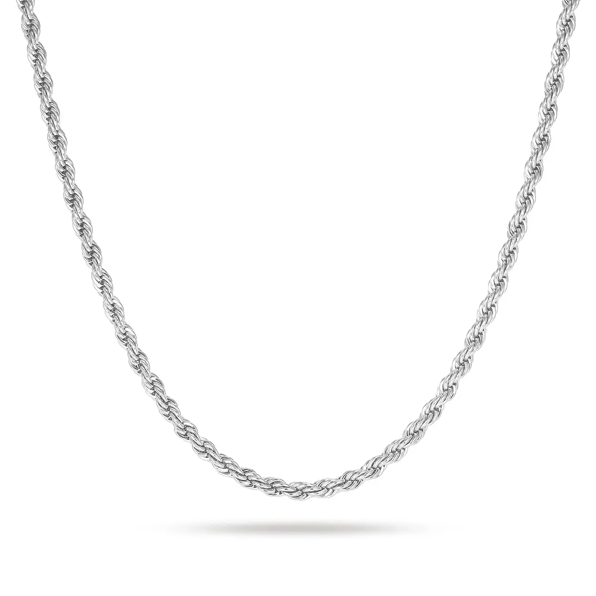 5mm men's chain, real chain men 18, 20, 22, 24 inch stainless steel gift necklace