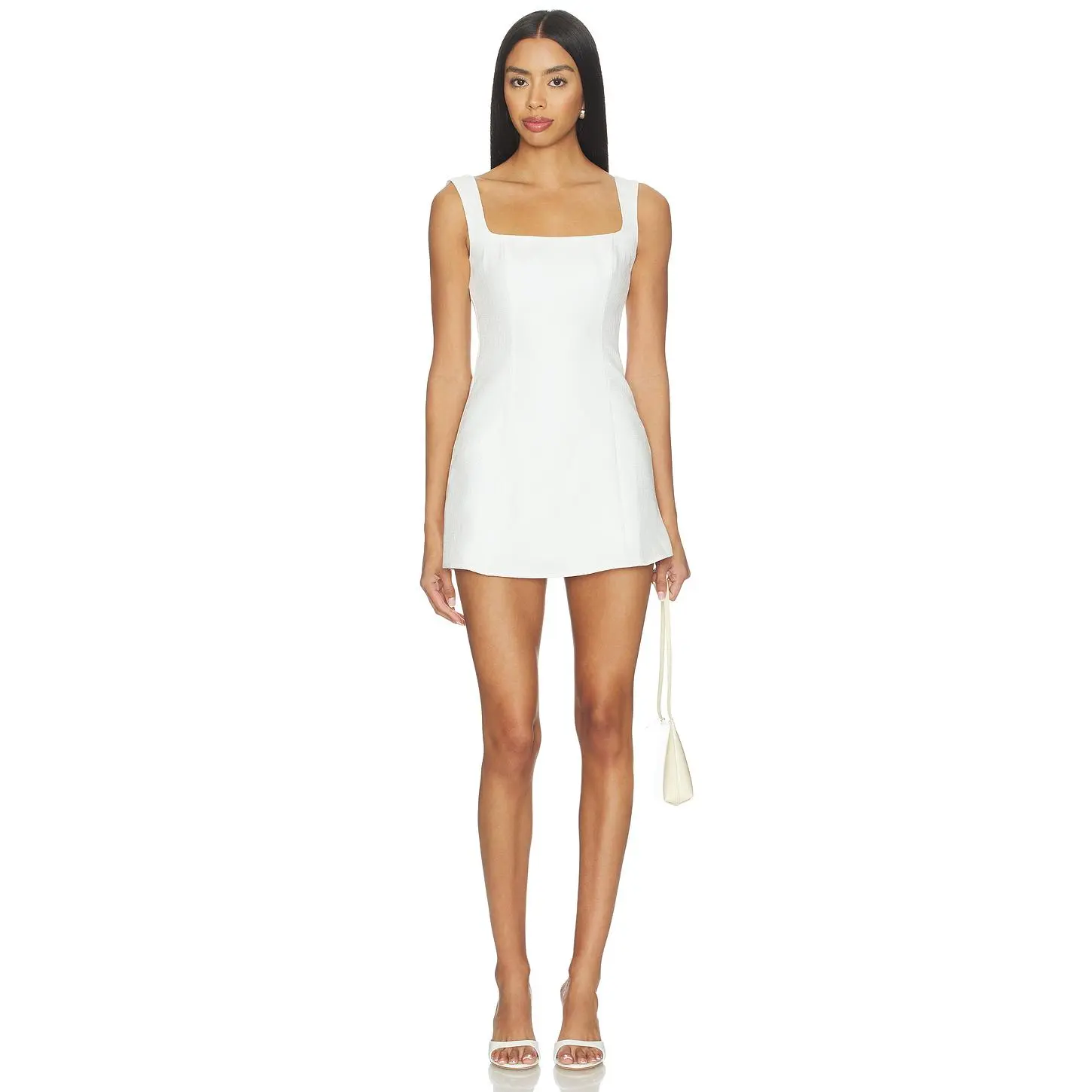 MORE TO COME Oriana Mini Dress in White