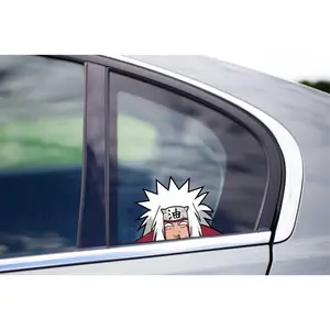 Frog Lord Pervy White Hair Ninja peeking anime super decal cartoon ninja slay fighter sticker for cars trucks tiktok instagram manga